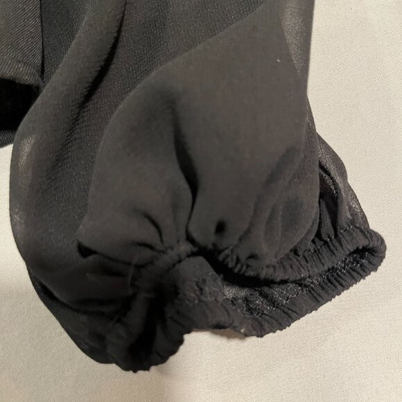 Shein Black Blouse Size M - Picture 3 of 5